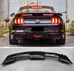 Spoiler For Ford Mustang 15-23 Accessories Coupe Glossy Black/Carbon GT Style Rear Trunk Wing ABS Car Exterior Parts Car-style