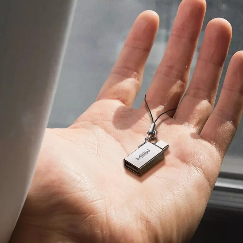 Youpin miiiw tipo-c para usb adaptador usb 3.0 interface de transmissão de energia otg conector para xiaomi huawei samsung