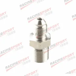 Stainless Steel Male 4AN AN4 AN-4 Flare To M10 x 1.0 Metric Straight Fitting