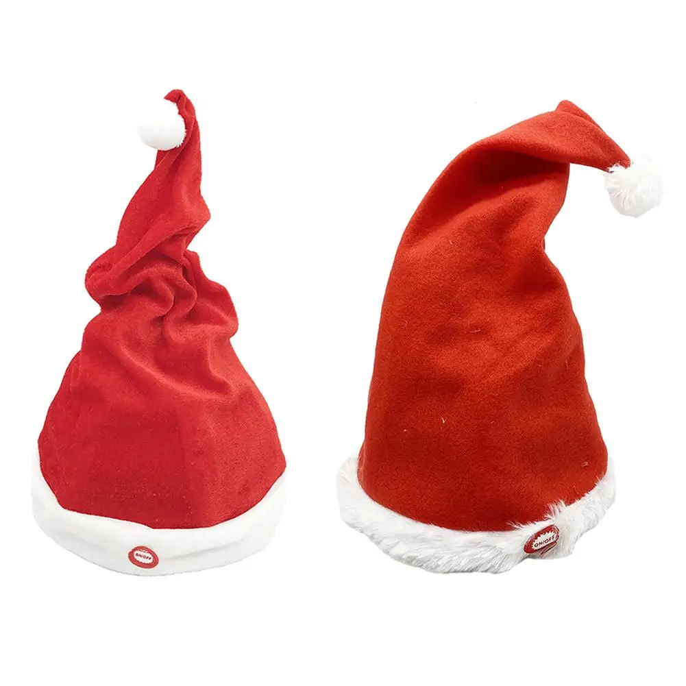 Electric Christmas Hat With Music Dancing Cap For Children Christmas Gift Happy Baby Toys For Children