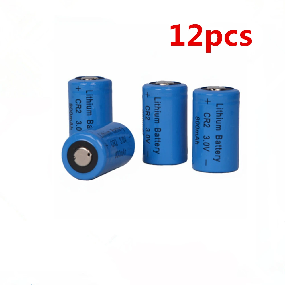 12pcs/lot SHSEJA High quality CR2 800mah 3V lithium battery for camera medical equipment CR2 lithium battery