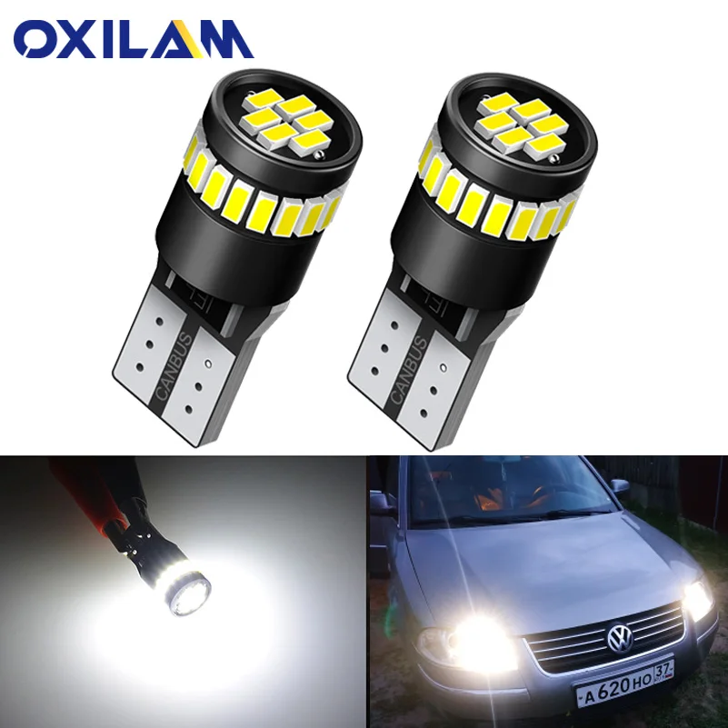 2PCS Canbus W5W T10 Led Bulb Clearance Parking Light For Honda Civic Accord CR-Z Element Fit Insight Odyssey Saloon CITY CRV XRV