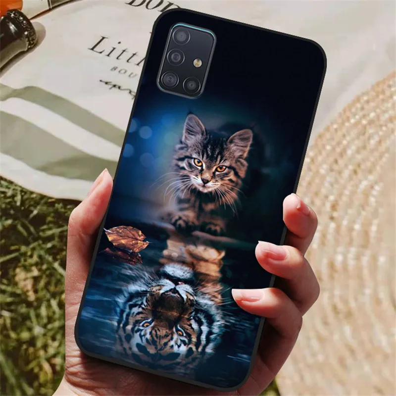 For Samsung Galaxy A31 A51 A71 Case Silicon Back Cover Phone Case For Samsung A51 A71 A31 A315 A515 A715 Soft Case bumper coque