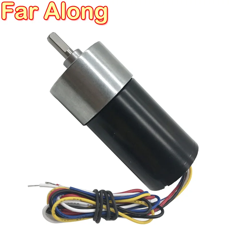 Brushless DC Gear Motor 12V 24V Low Speed 5-1270RPM High Torque Micro BLDC Motor Adjustable Speed Reversible Long Life