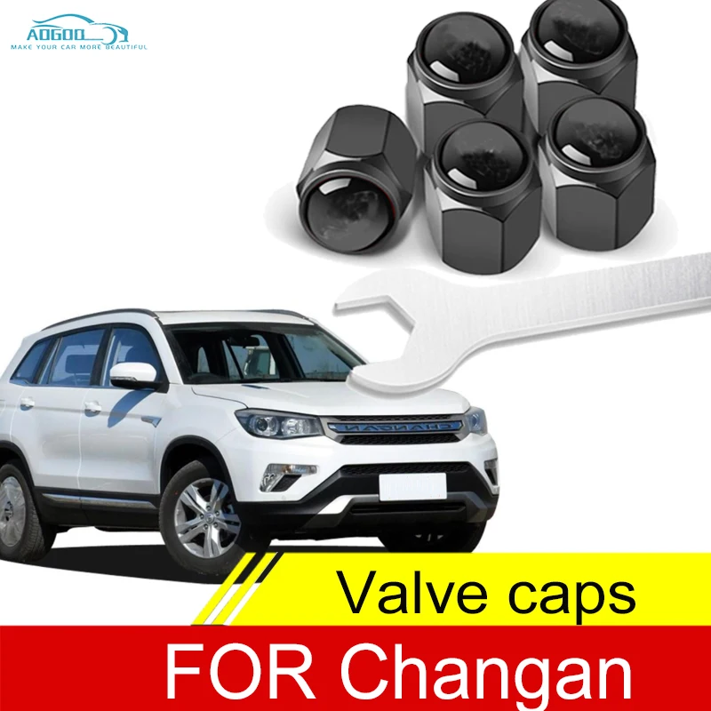 

Car Wheel Tire Air Valve Caps Stem Cover With Brand For Changan CS35 CS75 Plus CS55 CS15 CS95 Pro EADO Accessories