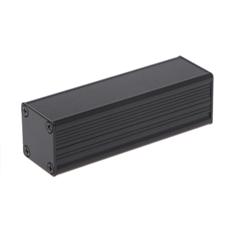 جديد لتقوم بها بنفسك مقذوف الإلكترونية مشروع الألومنيوم الضميمة الأسود 80x25x25mm