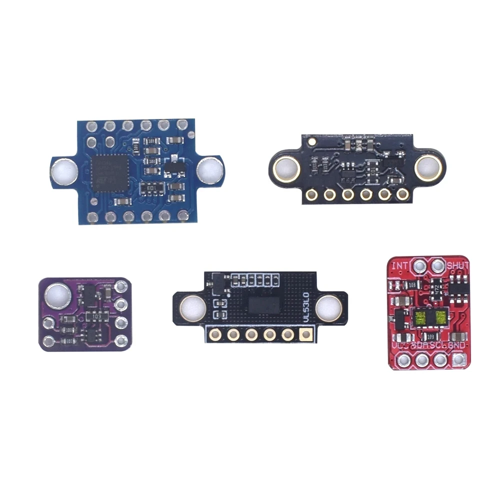 VL53L0X VL53L1X Time-of-Flight (ToF) Laser Ranging Sensor Breakout 940nm GY-VL53L0XV2 Laser Distance Module I2C IIC 3.3V/5V