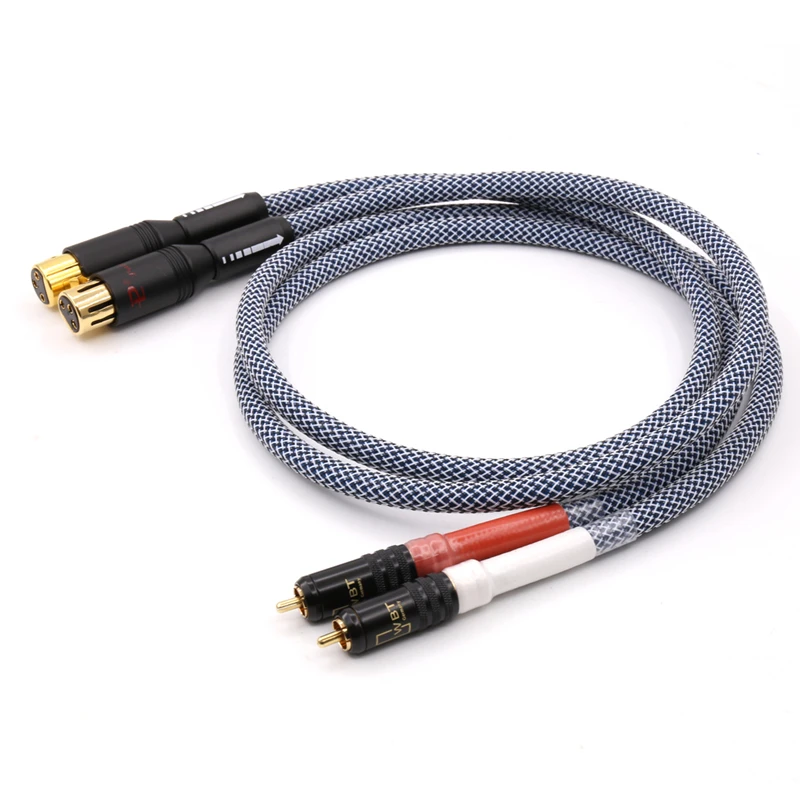 

Audiocrast A10 Silver Plated RCA Male Plug TO XLR FEMALE PLUG Audio Cable