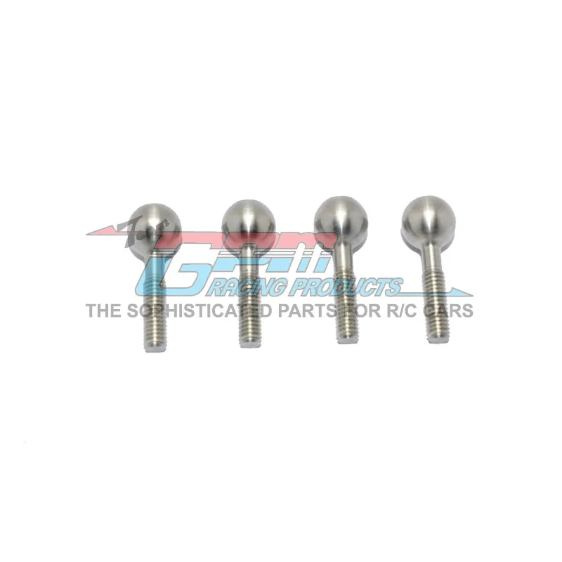 

GPMSTAINLESS STEEL PILLOW BALL FOR FRONT KNUCKLE ARMS For 1/8 ARRMA NERO 6S BLX AR106011/AR106009 RC Upgrade