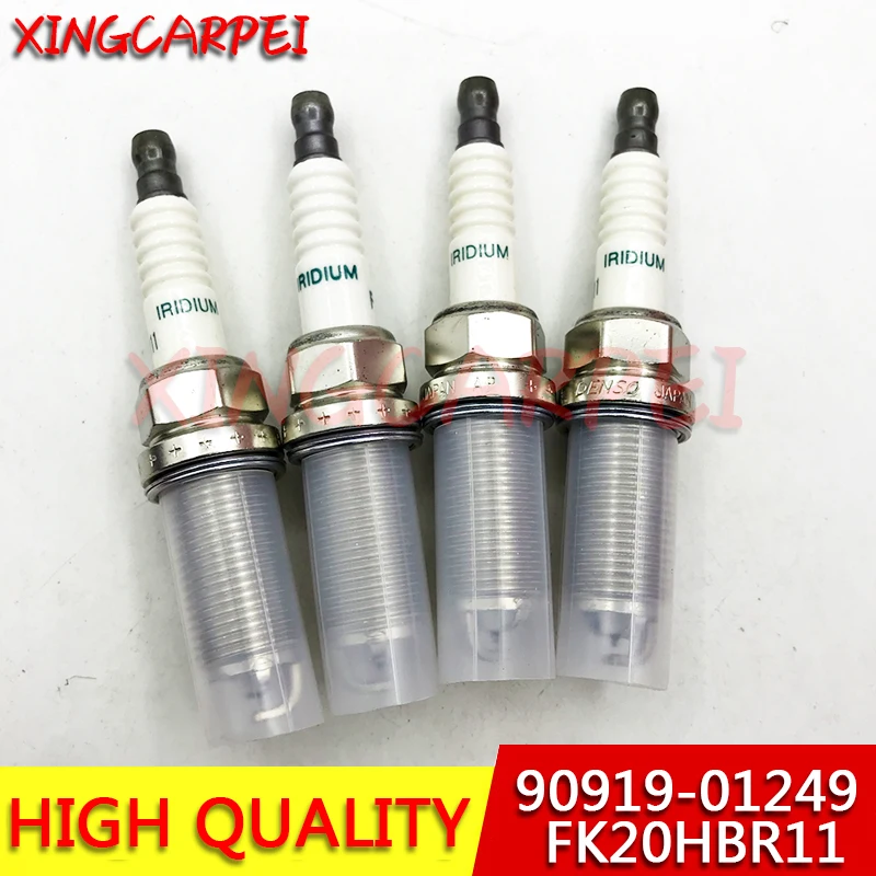 New 6pcs/lots 90919-01249 FK20HBR11 Car Spark Plug For Lexus GS350 IS250 LS460 9091901249 FK20HBR 11