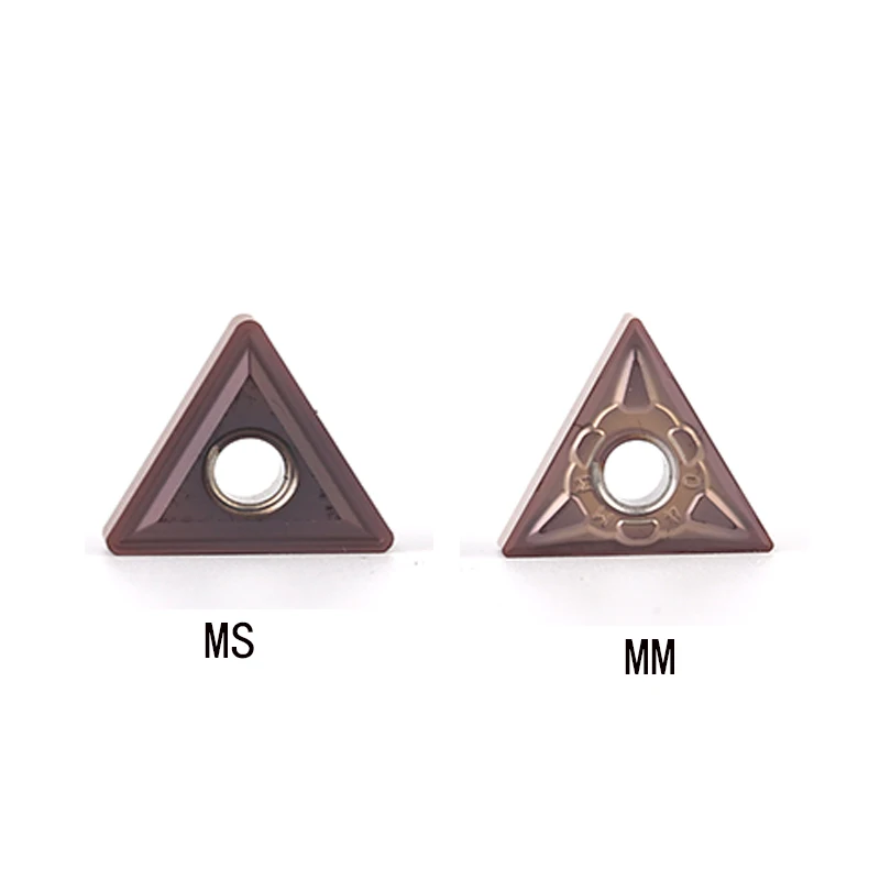 DESKARTNMG160404 / 160408-MM / MS LF6018-Herramienta de inserción para torneado de insertos de carburo CNC, Indexable para acero inoxidable, 10 Uds.