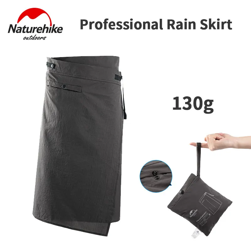 Naturehike 130g Cycling Camping Hiking Rain Pants Lightweight Breathable Kilt Ultralight Waterproof Rain Skirt