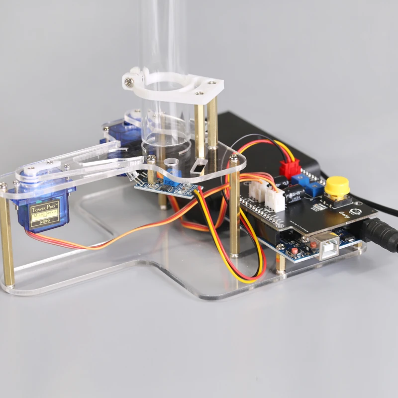Clasificador de Color Arduino, clasificación de piezas de ajedrez en blanco y negro, kit de aprendizaje arduino, robot Educativo STEM