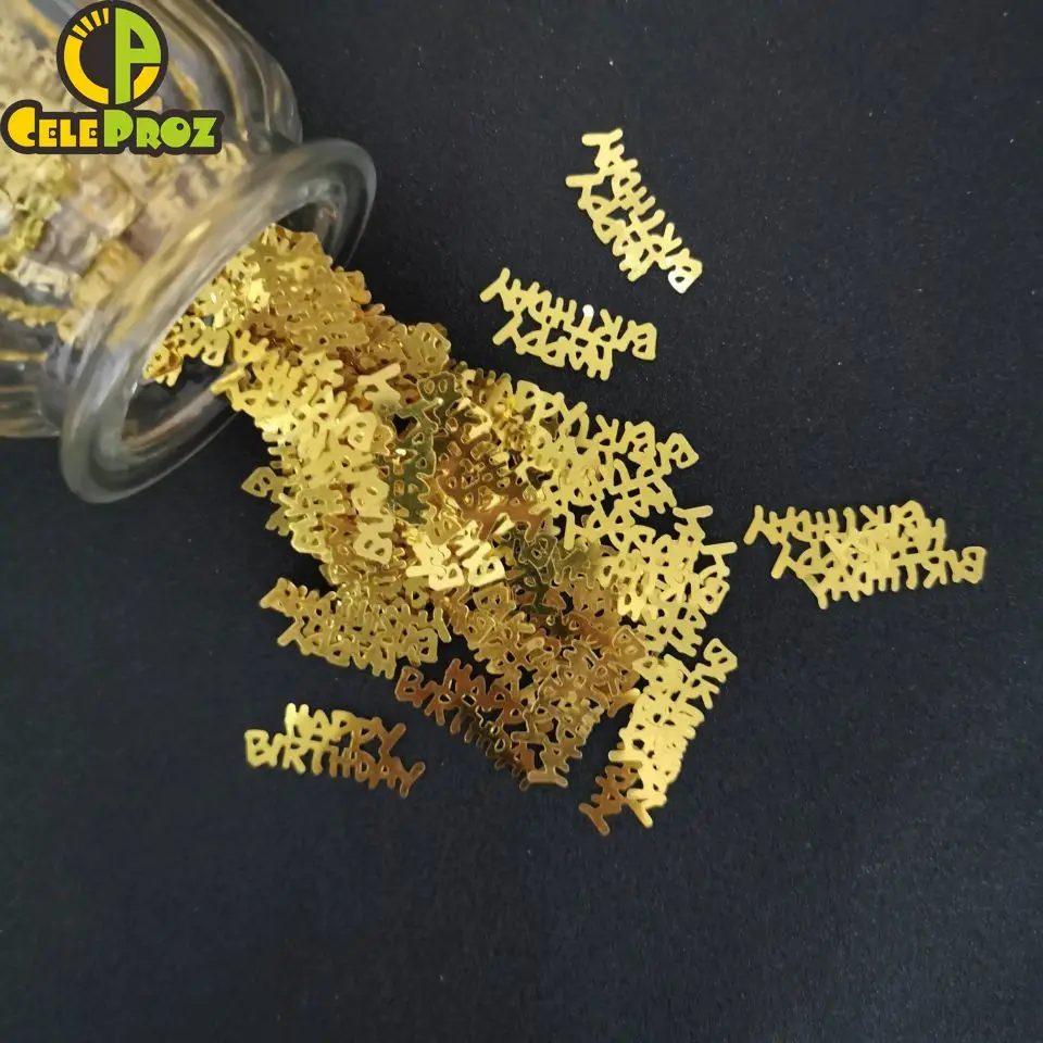 15 grammi numero coriandoli oro argento cifre 2 paillettes Paillete per il secondo anno compleanno anniversario evento decorazione festa fornitura