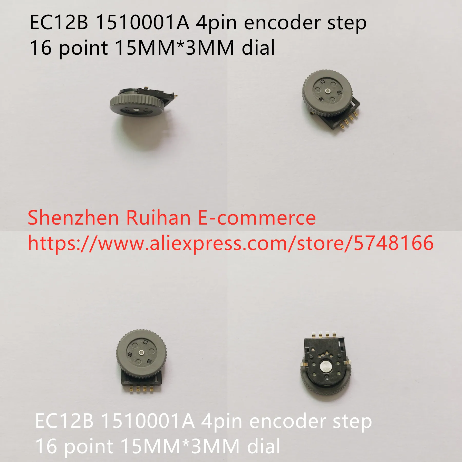 

Оригинальный новый 100% EC12B 1510001A 4-контактный энкодер, шаг 16 точек, циферблат 15 мм * 3 мм (ПЕРЕКЛЮЧАТЕЛЬ)