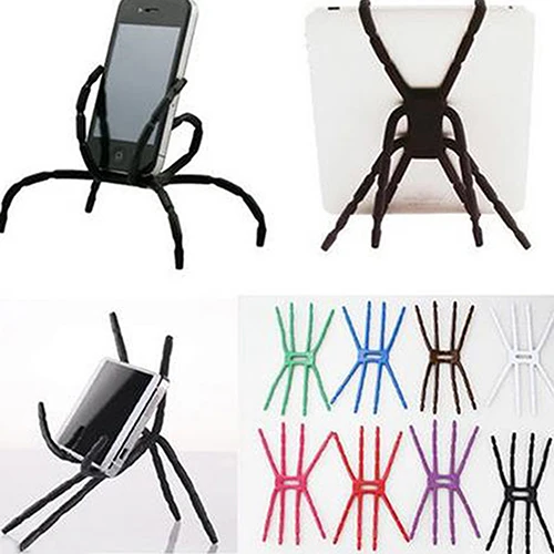 1Pc Creative Universal Spider Mobile Phone Holder Stent Stable Cell Phone Holder Desktop Less than 5.5