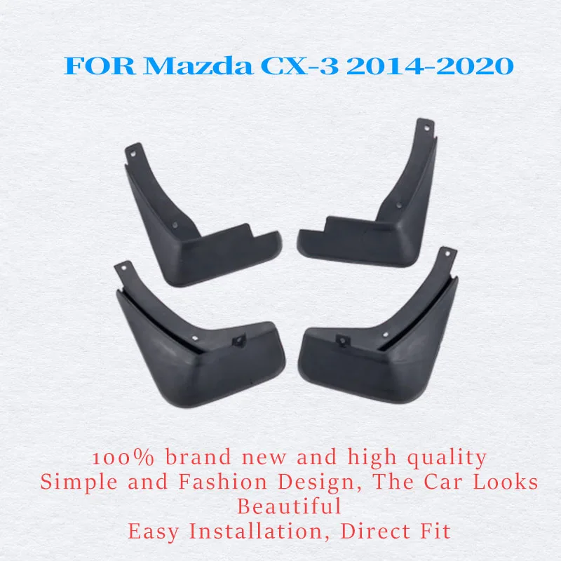 For Mazda cx-3 cx3 Mudguard Fenders Mud Flap Guard Splash Mudguards Fender Mudflaps car accessories car accessorie auto styline