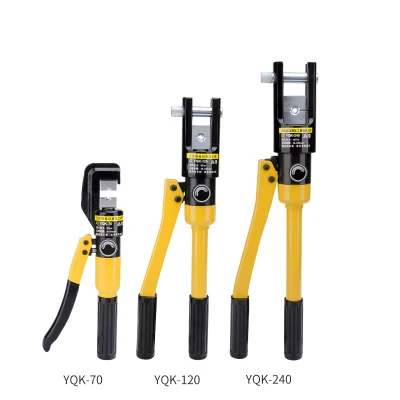 YQK-70 8T/12T Hydraulic Crimper Tool Kit Tube Terminals Lugs Battery Wire Crimping Force Hydraulic Pliers