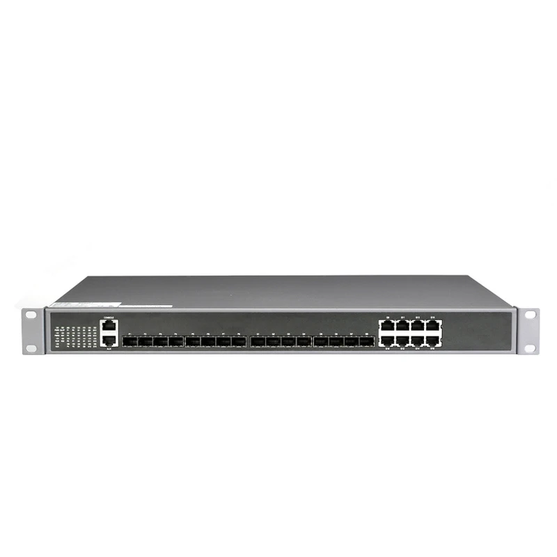 8 PON 8SFP 1.25G GPON PORT GPON OLT مع نسبة تقسيم 1:128 بحد أقصى 8 منفذ PON 1000BASE-C +/C ++ GPON(2.5G)+ 1.25G GPON OLT لـ FTTH