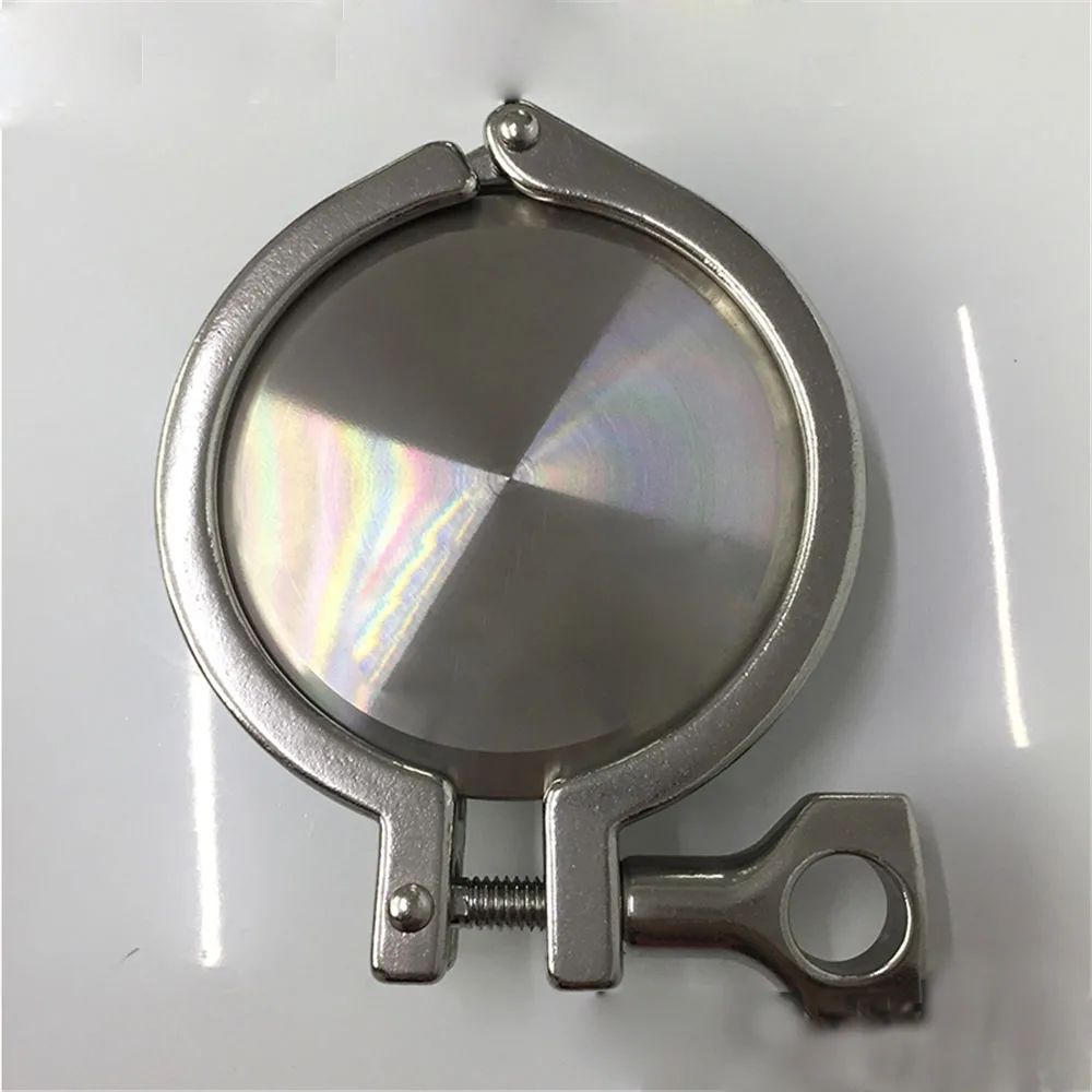 76/89/102/108/133/159/219mm OD Sanitary Stainless Steel SS304 Tri Clamp Ferrule + End Cap + Tri Clamp + Silicon Gasket