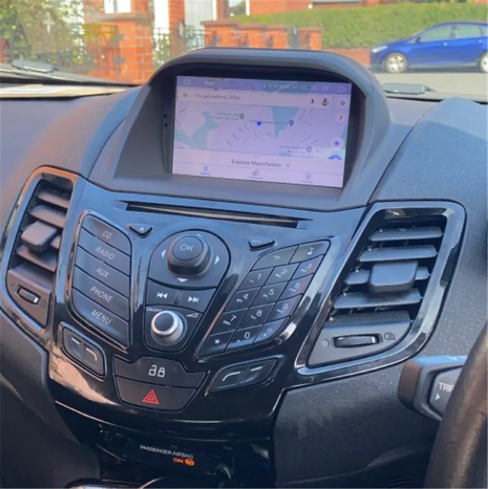 Autoradio Carplay Android 12, Bluetooth, Stéréo, Limitation Automobile, Unité Centrale, Écran Auto, Ford Fi.C. 2013, 2014, 2015, 2016