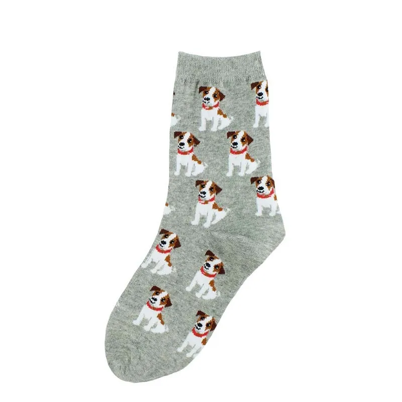 Peonfly Fashion Cute Soft Novelty Cotton Women Socks Dog Cat Avocado Pizza Colorful Cartoon Kawaii Funny Happy Socks Pink Gift