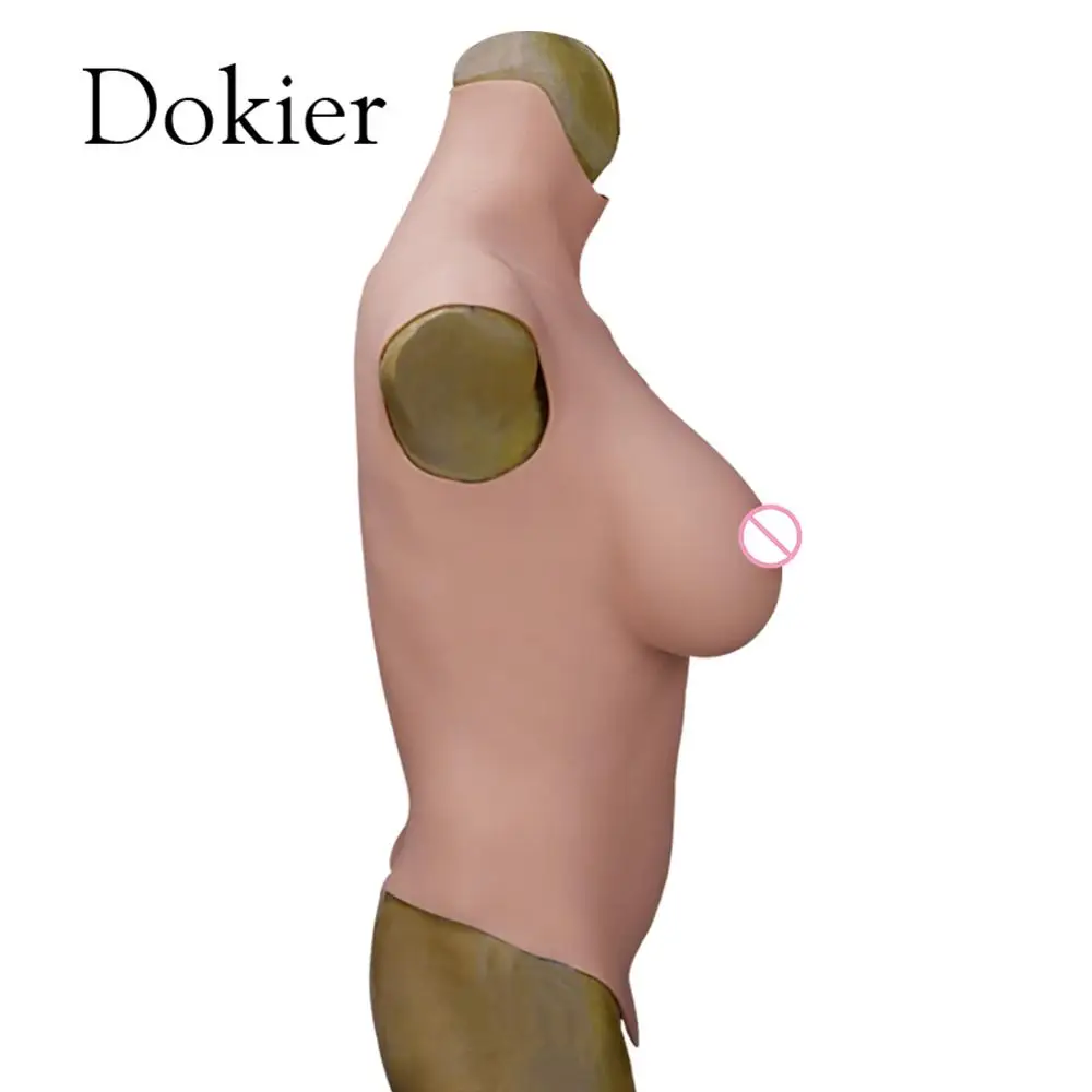 Dokier Crossdresser Realistic Silicone Breast Forms Fake Boobs Plate Enhancer Tits Shemale Transgender Drag Queen Crossdressing