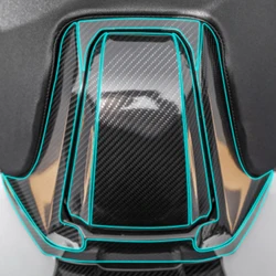 2D Printing Carbon Fiber Side Decals Tank Pad Gas Oil Sticker Motorcycles Decoration Accessories For XADV 750 X ADV 750