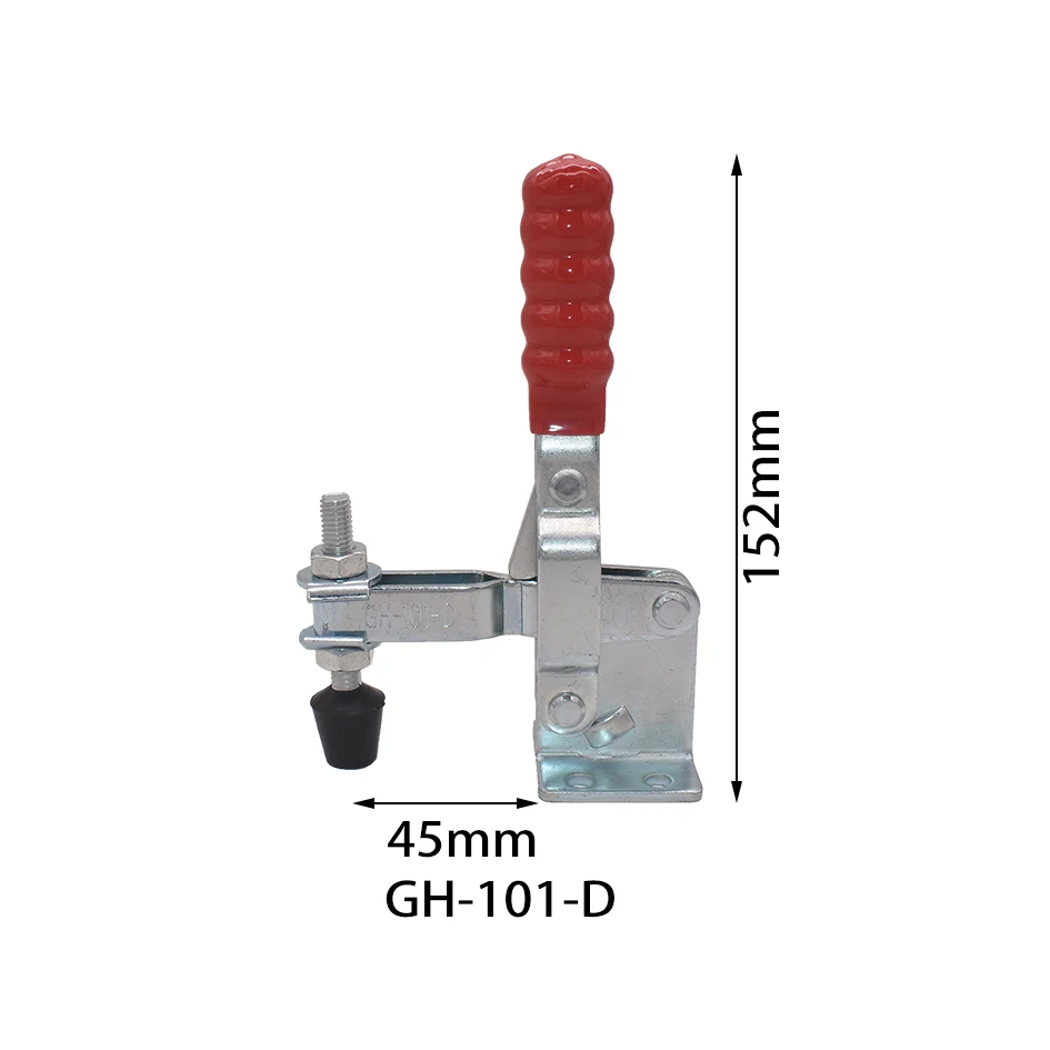 GH-101-D Horizontal Toggle Clamp Quick-Release Toggle Clamps Set Vertical Fixture Hand Clip Tool