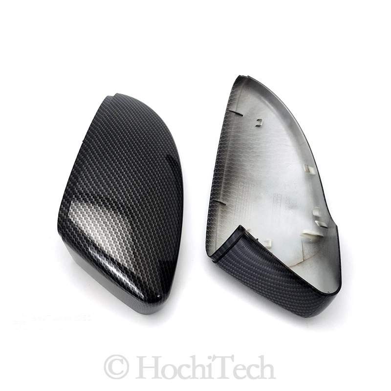 High Quality For VW Volkswagen Passat B7 Scirocco Beetle CC Eos JETTA MK6 Carbon fiber pattern Replacement Rearview Mirror Cover