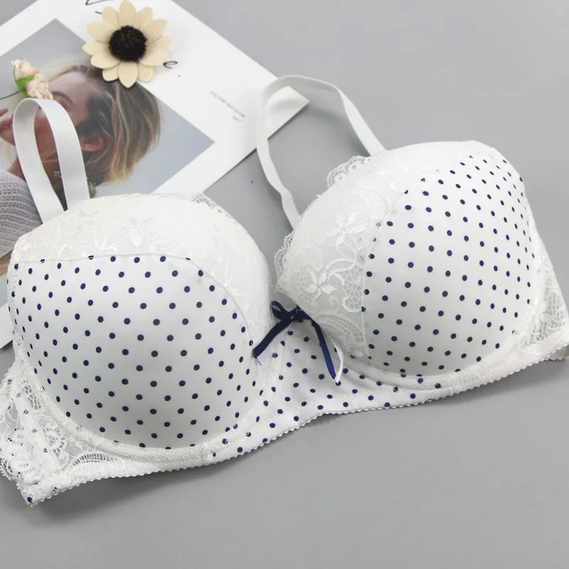 Nouvelle Seamless G String Intimate Print Bra Sets Sexy Thong BCDE Push Up Fashion Women Underwear Panty Black White Lingerie