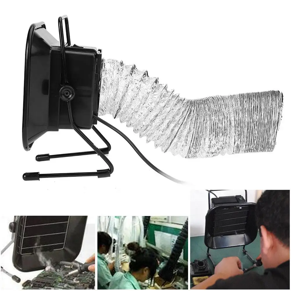 220V 493 Solder iron Smoke Absorber Fume Extractor Smoking Instrument Air Filter Smoking Fan Machine Kitchen Accessories