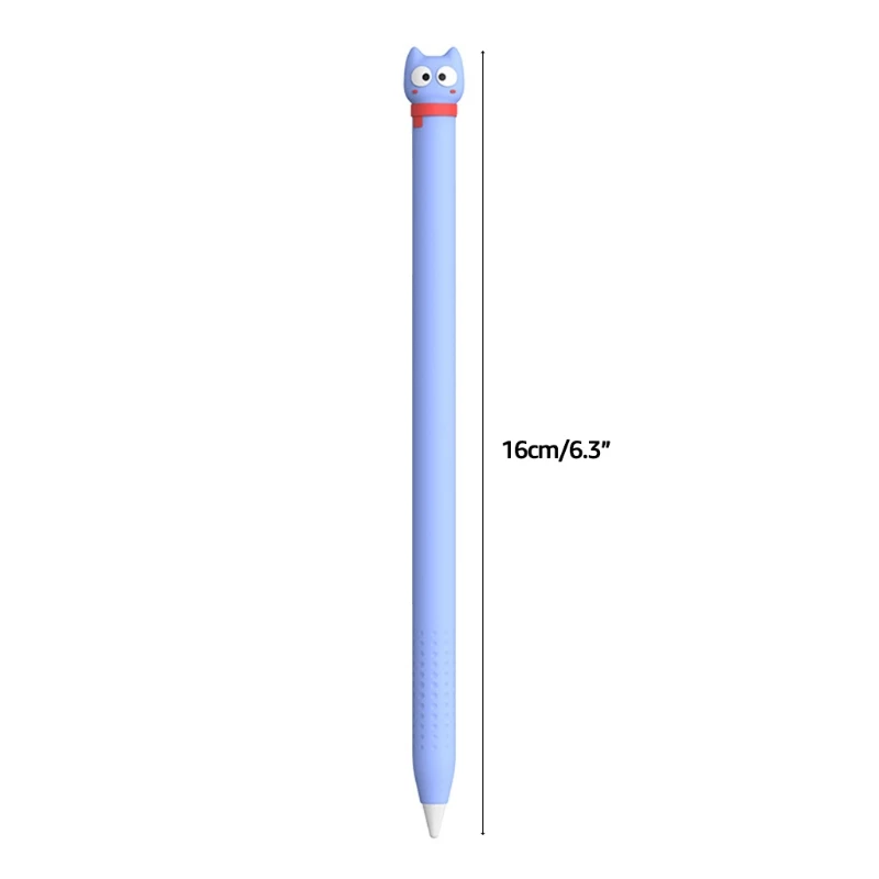 Pencil Case for Apple Pencil 1 2 Silicone Cat Cartoon Kawaii Shockproof Soft Protective Cover for 2/1 Touch Pen Stylus