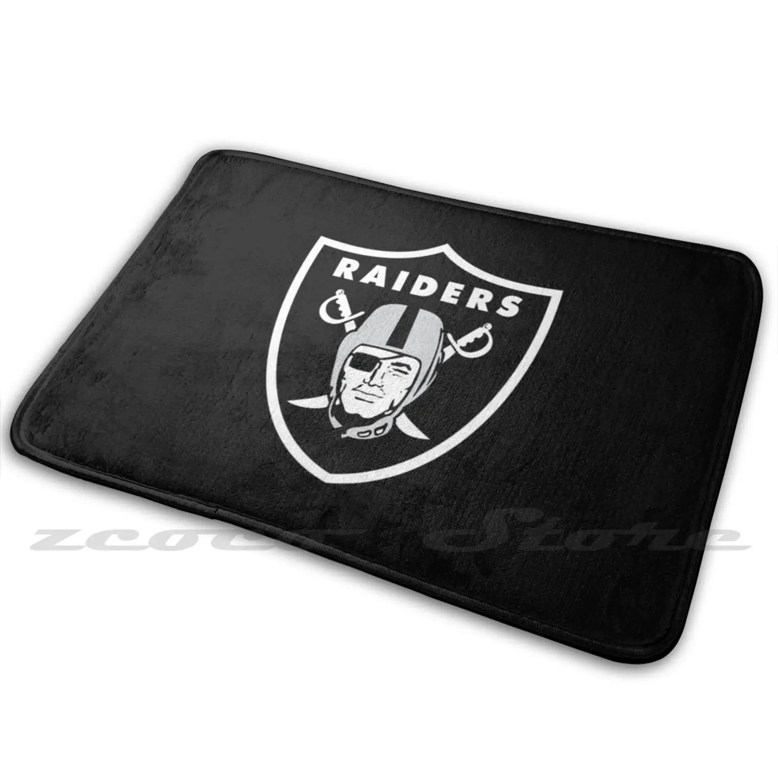 Raiders-Oakland Carpet Rug Non-Slip Water Absorb Door Mat Raider Logo