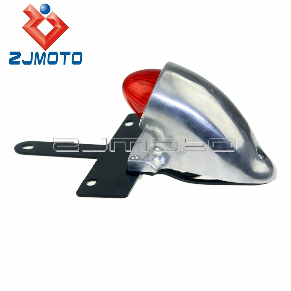 Motorcycle Taillight With License Plate Light Sparto Tail Brake Stop Light Lamp For Harley Vintage Custom Chopper