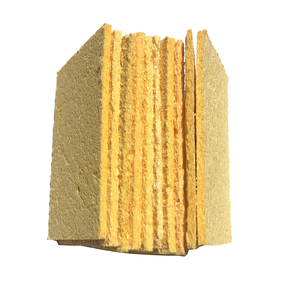 الأصفر تنظيف الإسفنج الأنظف ل دائم لحام محطة لحام سبيكة لحام الكهربائية نصائح أدوات Reapir نظيفة