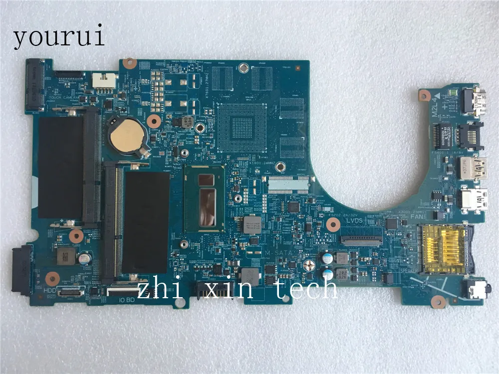 

yourui For Dell Inspiron 7737 Laptop motherboard CN-0C4T7D 0C4T7D C4T7D with i7-4500u CPU DDR3 Test ok