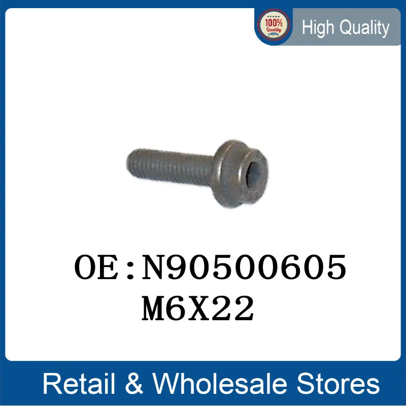 M6X22 Socket Head Bolt W. Inner Multipoint  N90500605 M6X22mm M6*22 22mm