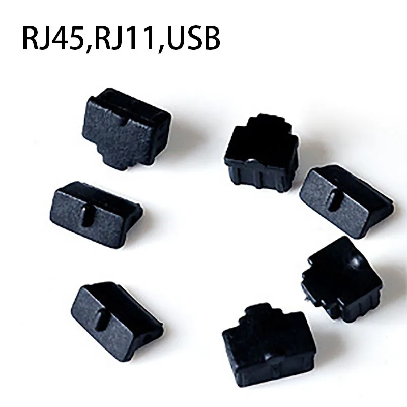 5pcs Dust cover RJ45 RJ11 USB SFP cap,Dust Plug,Cover Network,Telephone Module,Switch router,SFP fiber interface