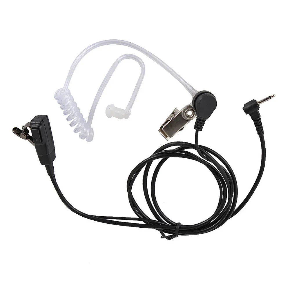 2.5mm FBI Air Tube Earpiece Headset PTT Mic for Motorola Walkie Talkie Talkabout Radio TLKR T60 T80 T3 T5 T7