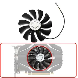 Model Is HA9010H12F-Z 85MM 0.57A 2 Pin GTX 1050 GPU Cooler Fan For MSI Geforce GTX 1050 2G GTX 1050Ti 4G OC Graphic Card Cooling