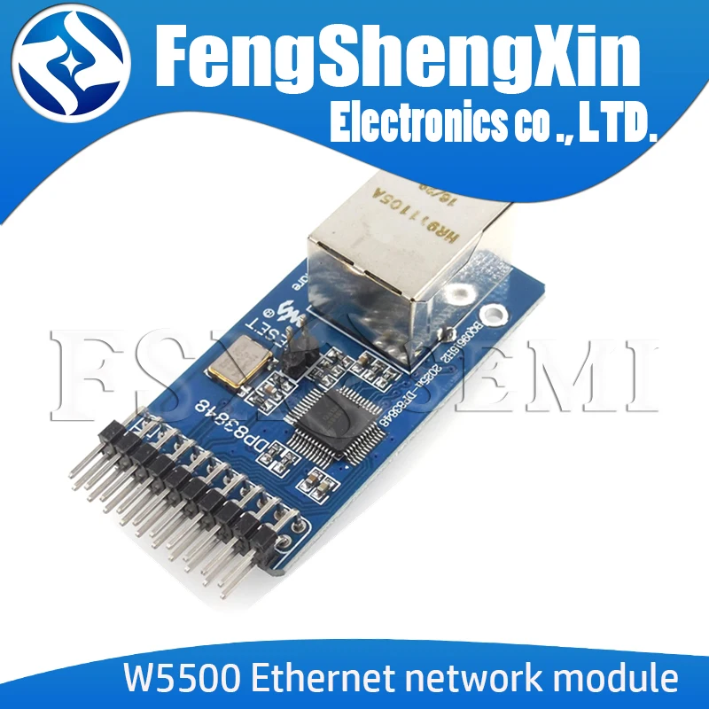 New W5500 Ethernet network module hardware TCP/ IP 51 /STM32 microcontroller program over W5100