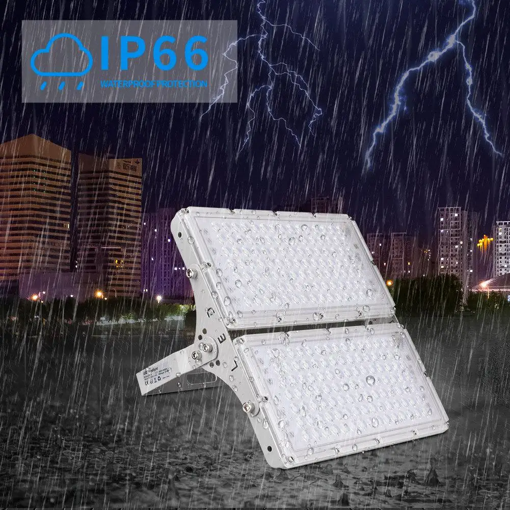 Ultrathin LED Module Flood Light 100/200W IP65 110V/220V LED Spotlight Reflector Outdoor Garden Lamp Stadium Garage Light