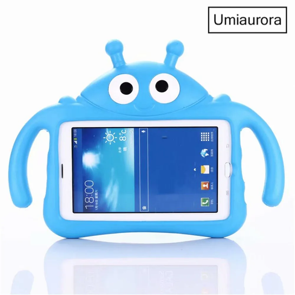 Custodia sicura per bambini per Samsung Galaxy Tab 4 7.0 T230 T231 SM-T230 SM-T235 P3200 EVA Cover per Tablet per Tab 3 7.0 pollici SM-T210 SM-T211