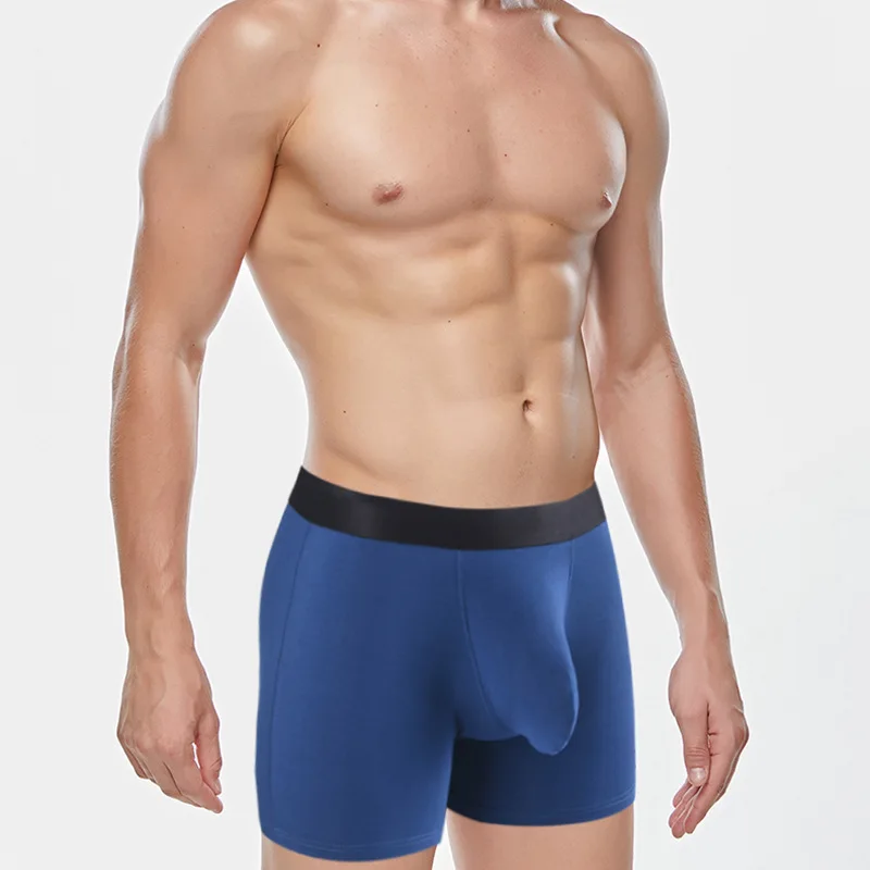 Do Not Miss It!  Men Comfortable Soft Modal Boxer Independent U Convex Sport Boxershorts Underwear