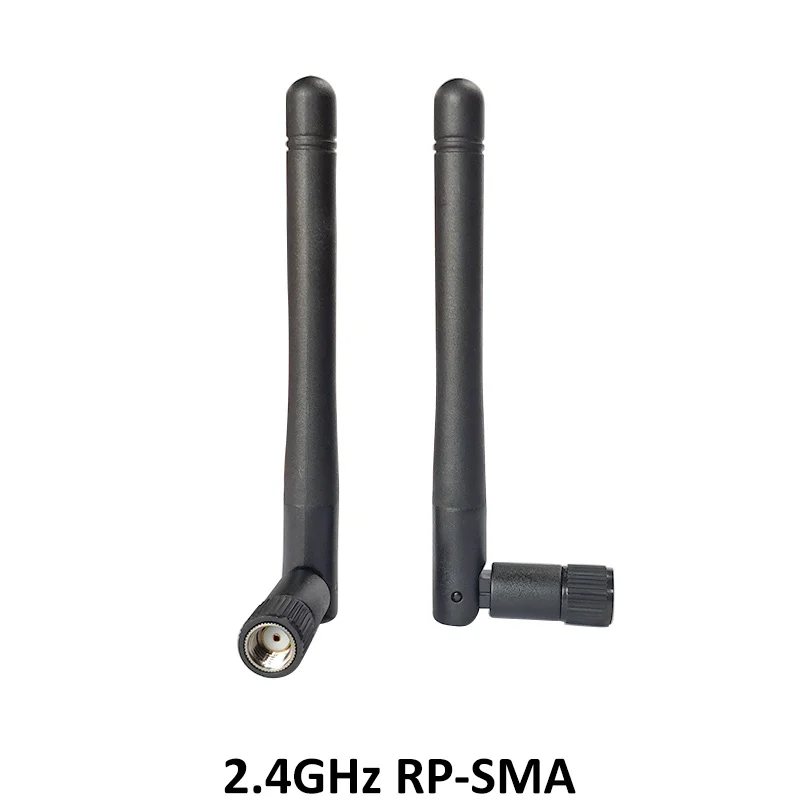 GRANDWISDOM 10pcs 2.4G antenna 3dbi sma female wlan wifi 2.4ghz antene pbx iot module router tp link signal receiver antena