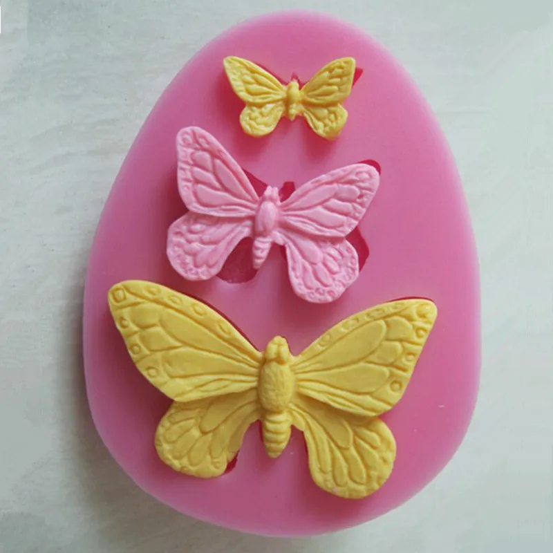 

1PC Butterfly Muffin Sweet Candy Jelly Fondant Cake Chocolate Mold 3D Silicone Mold Baking Pan Decorating Tools Bakeware