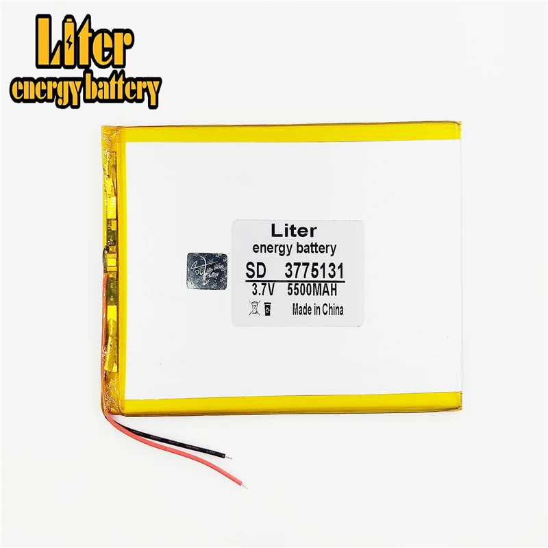 

3775131 3,7 v 5500mah литий-полимерный аккумулятор 3 планшетных ПК Pda цифровые продукты