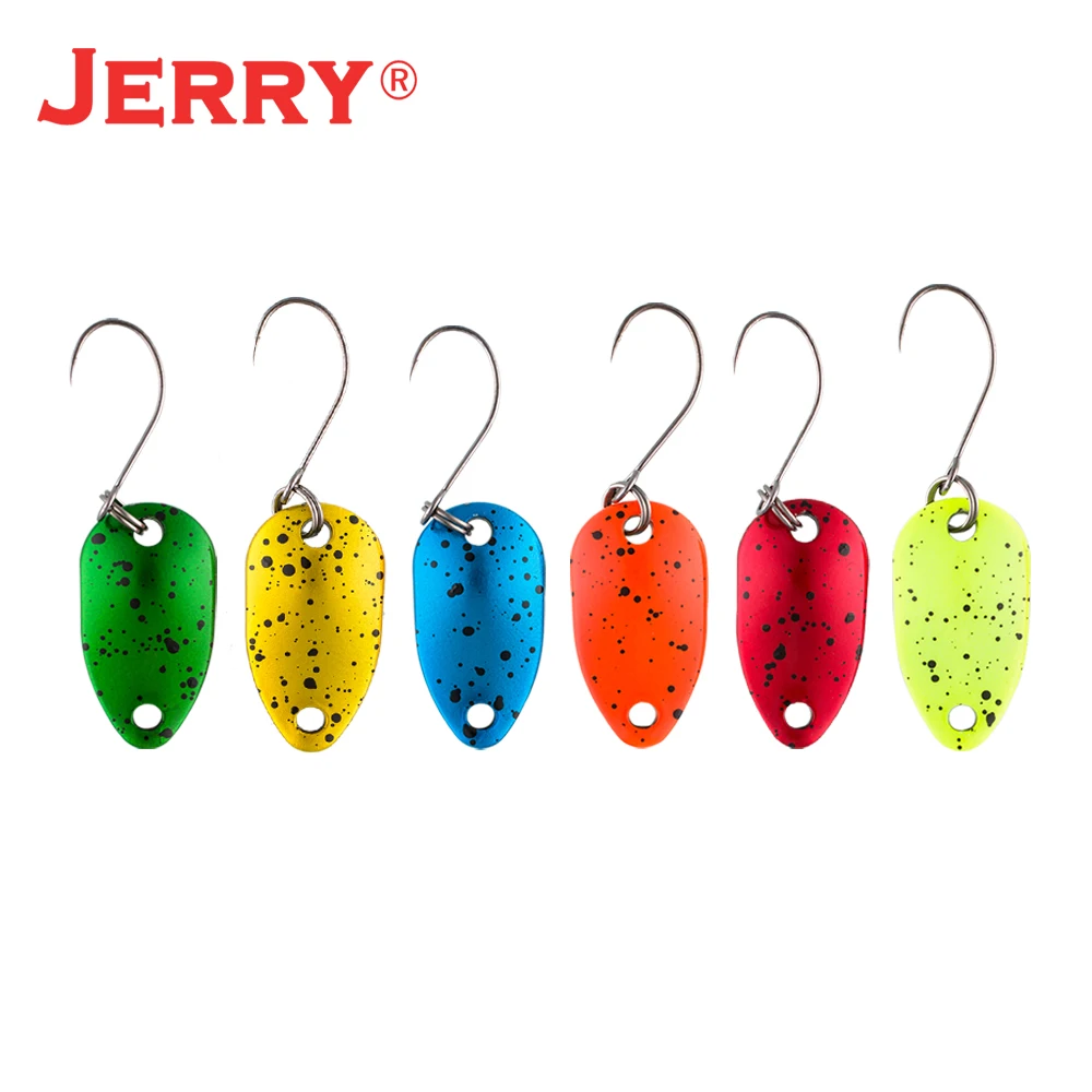 Jerry Gemini Micro Fishing Lures Kit Spoons Trout Spoon Wobbler Spinner Bait Multiple Colors