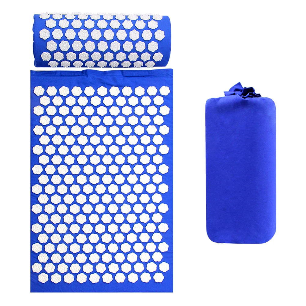 Acupressure Mat Massager Cushion Massage Yoga Relieve Stress Back Body Pain Spike Mat Acupuncture Mat